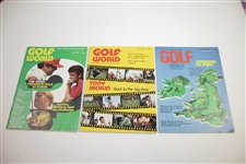 1972 Golf World (Britain) Golf Magazines - Eleven (11)
