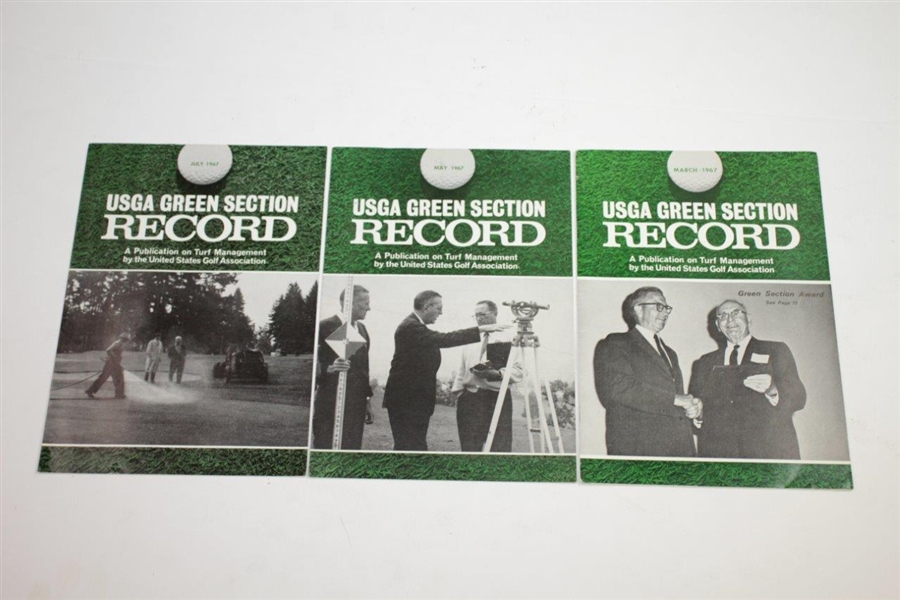 1964-1968 USGA Green Section Records Golf Magazines - Thirty (30)