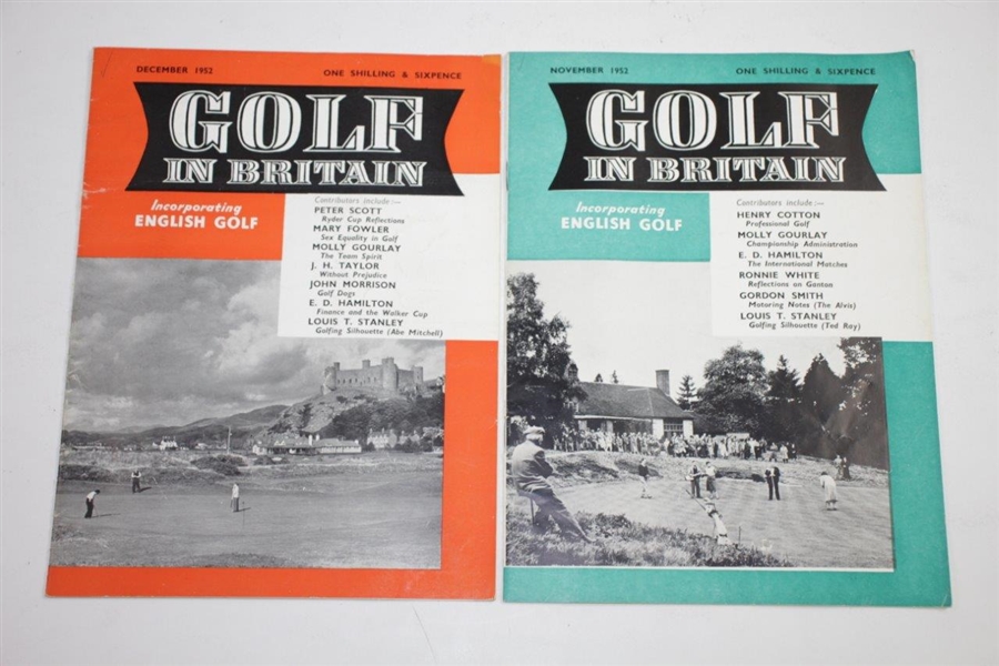 1951 & 1952 'English Golf' Golf Magazines - Thirteen (13)