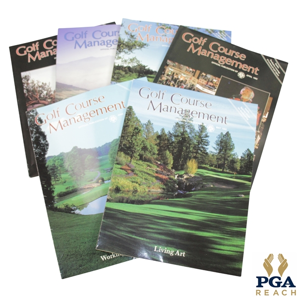 1992 Golf Course Management Golf Magazines - Six (6)