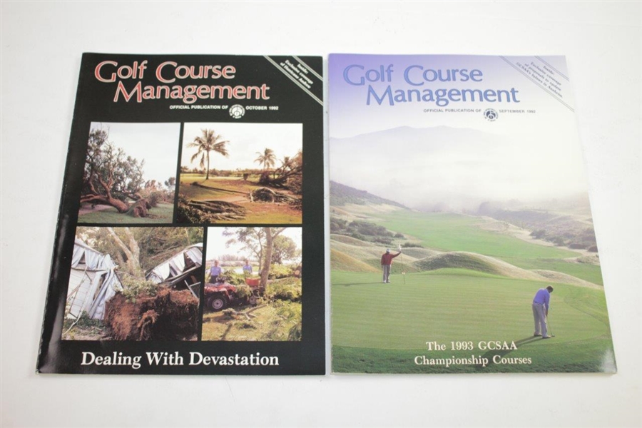 1992 Golf Course Management Golf Magazines - Six (6)