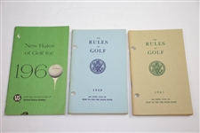 1960-1969 USGA Rules of Golf Booklets - Ten (10)