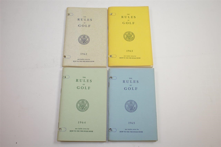 1960-1969 USGA Rules of Golf Booklets - Ten (10)