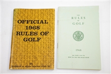 Four 1968 Rules of Golf Plus 1970-1972 USGA Rules of Golf Booklets - Seven (7)