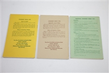 Four 1968 Rules of Golf Plus 1970-1972 USGA Rules of Golf Booklets - Seven (7)