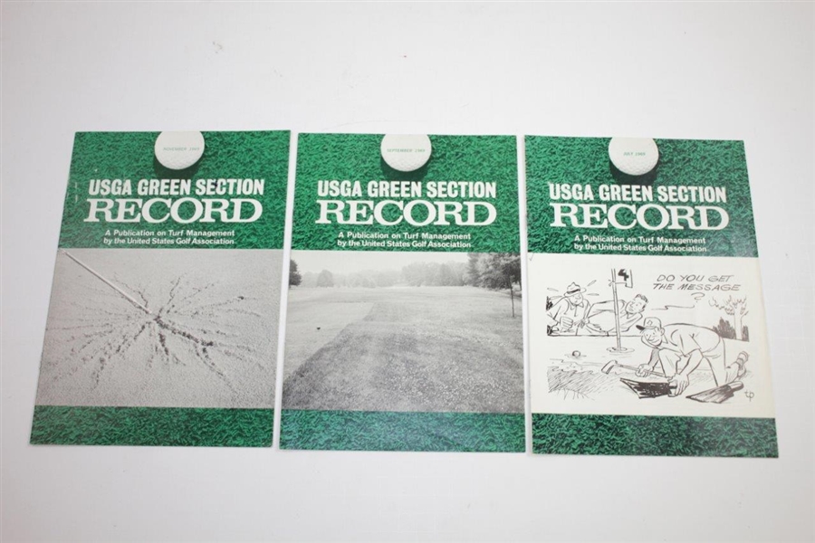 1969-1972 USGA Green Section Records Golf Magazines - Twenty-Three (23)