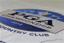 Jason Dufner Signed 2013 PGA Championship at Oak Hill Embroidered Flag JSA ALOA