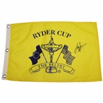 Sergio Garcia Signed Ryder Cup at The Belfry Screen Flag - Early Signature JSA ALOA