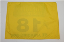 John Daly Signed 2000 The OPEN Championship at St. Andrews Screen Flag JSA ALOA