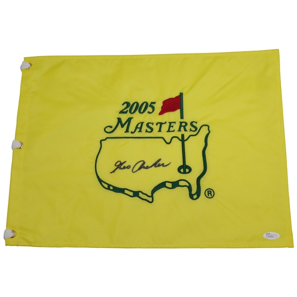 George Archer Signed 2005 Masters Embroidered Flag JSA #P94942