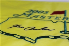 George Archer Signed 2005 Masters Embroidered Flag JSA #P94942