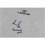 Annika Sorenstam Signed Tournament Used Lexus/Cutter & Buck Callaway Golf Shirt JSA #V87389