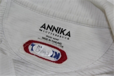 Annika Sorenstam Signed Tournament Used Lexus/Cutter & Buck Callaway Golf Shirt JSA #V87389