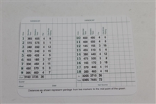 Tom Watson Signed Augusta National Golf Club Scorecard - Personalized JSA ALOA