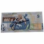 Jack Nicklaus Signed 5lb RBS Note JSA ALOA