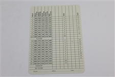 Robert Trent Jones Signed 'Robert Trent Jones Golf Club' Scorecard JSA ALOA