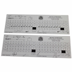 Els, Irwin, & Harrington Signed Official 2004 PGA Championship at Whistling Straits Scorecards JSA ALOA