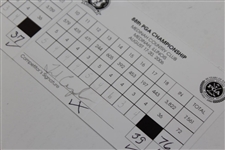 Fred Couples & Ernie Els Signed Official 2006 PGA Championship at Medinah Scorecard JSA ALOA