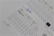 Rory McIlroy, Ernie Els, & Signed Official 2009 PGA Championship at Hazeltine Scorecard JSA ALOA
