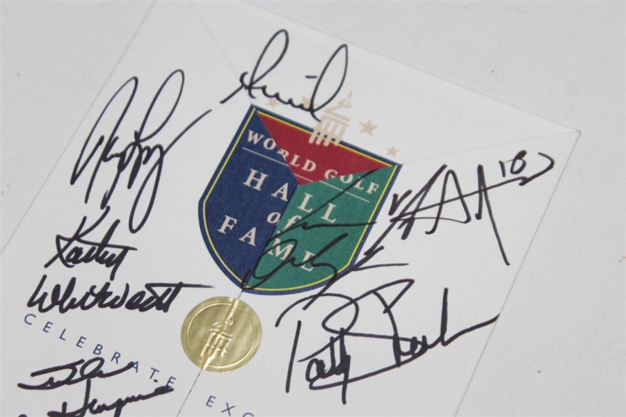 Eleven (11) LPGA World Golf Hall of Fame Members Signed WGHOF Program JSA ALOA
