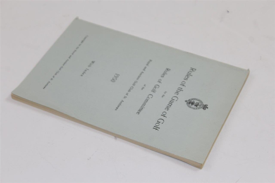 1950 Rules of the Game of Golf by the Rules of Golf Committee by the Royal & Ancient Golf Club