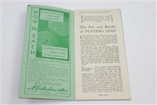 1933 'Let's Play Golf' Chicago Daily Fee Golf Association Official Directory