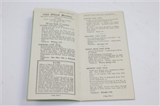 1933 'Let's Play Golf' Chicago Daily Fee Golf Association Official Directory