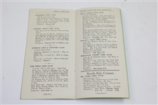 1933 'Let's Play Golf' Chicago Daily Fee Golf Association Official Directory