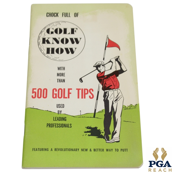 1957 Chock Full of Golf Know How 500 Golf Tips Booklet