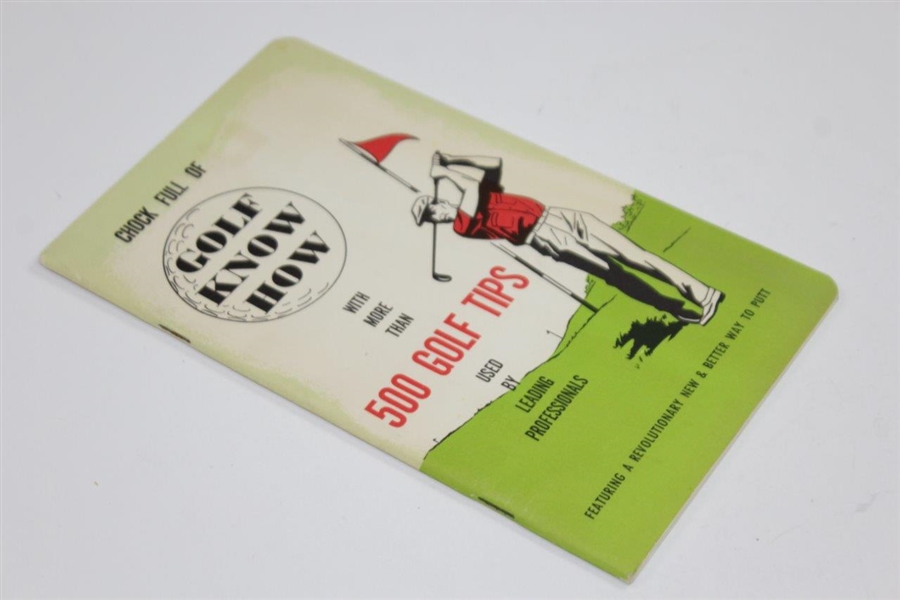 1957 Chock Full of 'Golf Know How' 500 Golf Tips Booklet