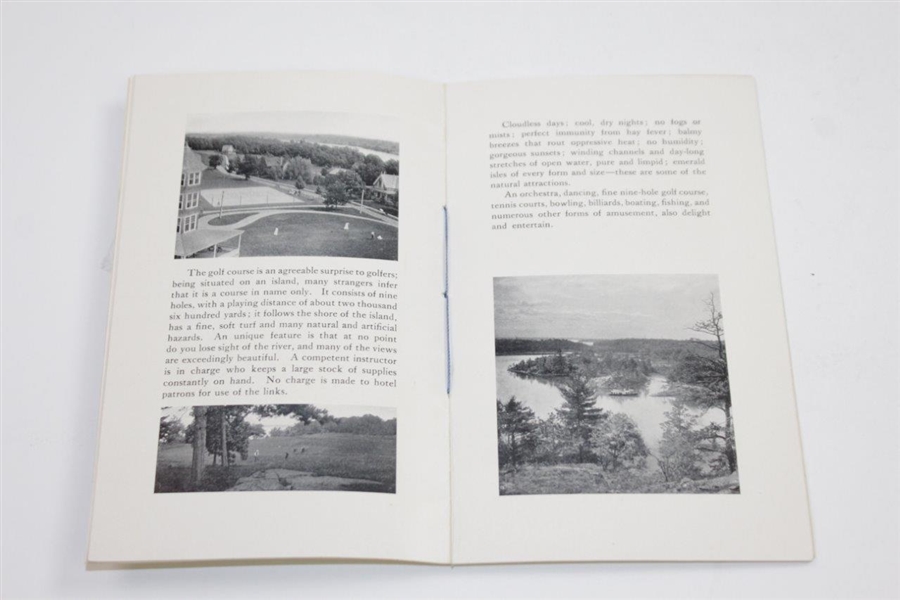 Circa 1940's 'The Fontenanc Island & Golf Course' Thousand Islands St. Lawrence River Booklet