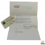 1955 Letter & Membership Card to Happy Knoll CC from Sports Illustrateds Harry Phillips to Otto Probst