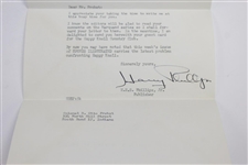 1955 Letter & Membership Card to 'Happy Knoll CC' from Sports Illustrated's Harry Phillips to Otto Probst
