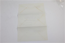 1955 Letter & Membership Card to 'Happy Knoll CC' from Sports Illustrated's Harry Phillips to Otto Probst
