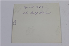 Two 1953 Original Photos of USGA 'The Golf House' in New York City
