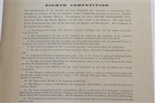 1902 Evening Telegraph Annual Challenge Cup Tournament at St. Andrews Notice