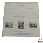 Vintage Advertisement for Three Golf Prints Illustrated by J.C. Dolman with Limited Editions Info