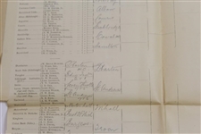 1900 Evening Times Golf Tournament at Elie Bracket/Pairing Sheet - Partially Filled Out