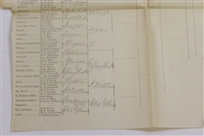 1900 Evening Times Golf Tournament at Elie Bracket/Pairing Sheet - Partially Filled Out