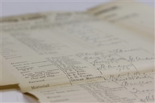1900 Evening Times Golf Tournament at Elie Bracket/Pairing Sheet - Partially Filled Out