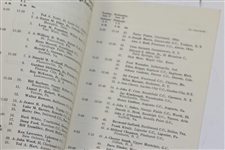 1953 US Open at Oakmont Official Groups & Starting Times (Tues-Wed, Sat) - Ben Hogan Winner