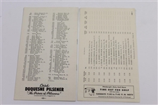 1953 US Open at Oakmont Official Groups & Starting Times (Tues-Wed, Sat) - Ben Hogan Winner