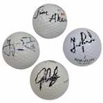 John Daly, Jesper Parnevik(x2), & Jim Ahern Signed Golf Balls JSA ALOA