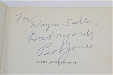 Bobby Jones Signed 1966 'Bobby Jones on Golf' to Wayne Sadler JSA ALOA