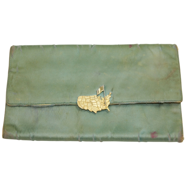 1973 Masters Tournament Member Gift - French Silk Purse - Made in Italy