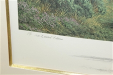 1990 Linda Hartough Signed Ltd Ed 17th Hole at Royal Dornoch 13/850 - Framed