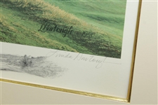 1990 Linda Hartough Signed Ltd Ed 17th Hole at Royal Dornoch 13/850 - Framed