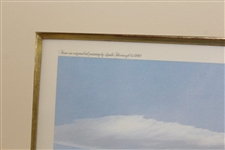 1990 Linda Hartough Signed Ltd Ed 17th Hole at Royal Dornoch 13/850 - Framed
