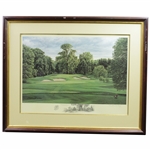 1992 Linda Hartough Signed Ltd Ed 10th Hole at Winged Foot 1052/1250 - Framed