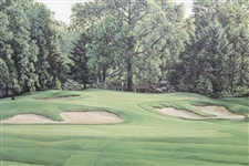 1992 Linda Hartough Signed Ltd Ed 10th Hole at Winged Foot 1052/1250 - Framed